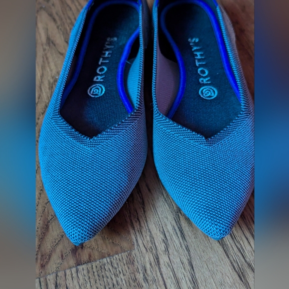 Rothy's Cloud Grey Birdseye The Point Flats - Picture 3 of 6